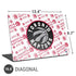 NBA Toronto Raptors Logo Blast Universal Laptop 16.6in (13.4 x 9.7in) Skin