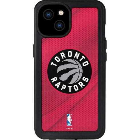 NBA Toronto Raptors Logo iPhone 15 Plus Waterproof Case