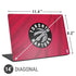 NBA Toronto Raptors Logo Universal Laptop 14in (11.4 x 8.2in) Skin