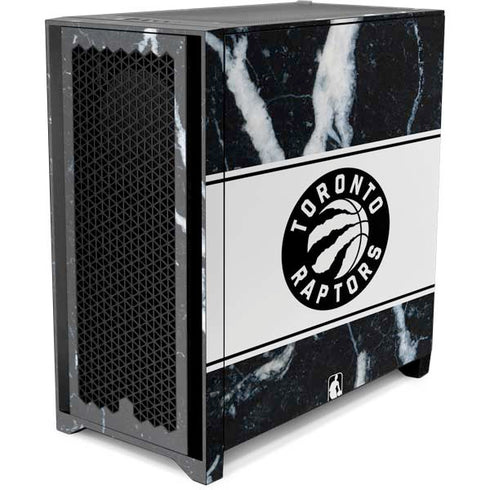 NBA Toronto Raptors Marble Corsair 4000D Tempered Glass Mid-Tower ATX Case Skin