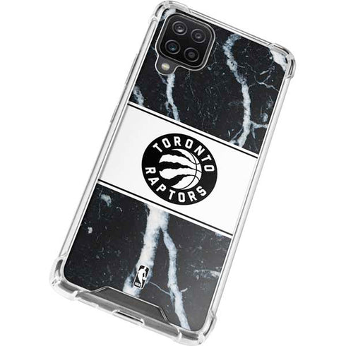 NBA Toronto Raptors Marble Galaxy A12 Clear Case