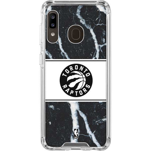 NBA Toronto Raptors Marble Galaxy A30 Clear Case