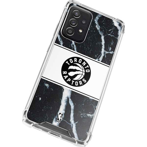 NBA Toronto Raptors Marble Galaxy A72 5G Clear Case