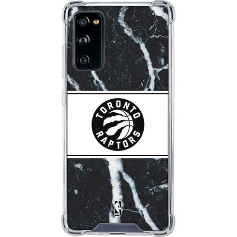 NBA Toronto Raptors Marble Galaxy S20 FE Clear Case