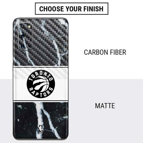 NBA Toronto Raptors Marble Galaxy S20 Skin