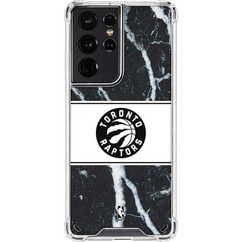 NBA Toronto Raptors Marble Galaxy S21 Ultra 5G Clear Case