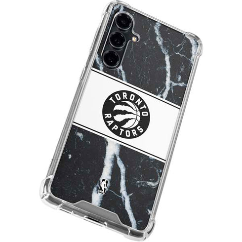 NBA Toronto Raptors Marble Galaxy S23 FE Clear Case