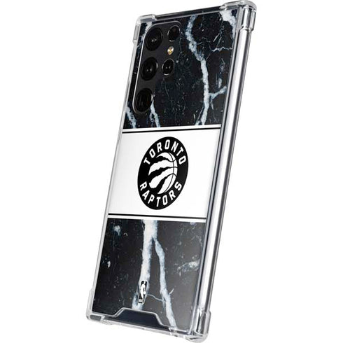 NBA Toronto Raptors Marble Galaxy S24 Ultra Clear Case