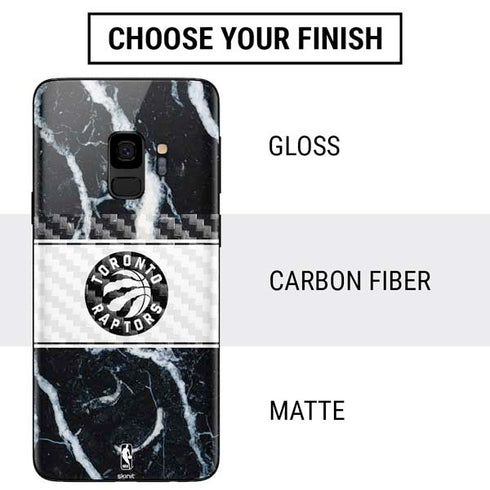 NBA Toronto Raptors Marble Galaxy S9 Skin