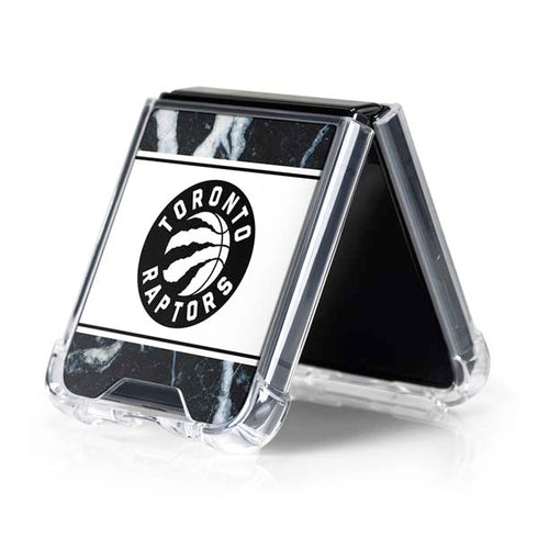 NBA Toronto Raptors Marble Galaxy Z Flip5 5G Clear Case