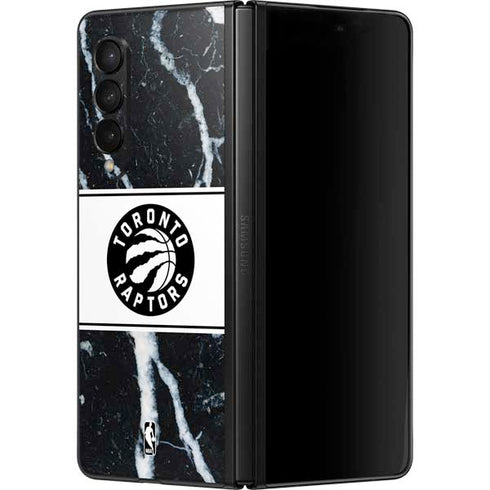 NBA Toronto Raptors Marble Galaxy Z Fold3 5G Skin