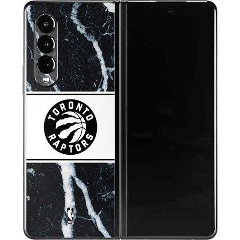 NBA Toronto Raptors Marble Galaxy Z Fold3 5G Skin