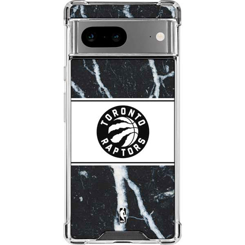 NBA Toronto Raptors Marble Google Pixel 8 Clear Case