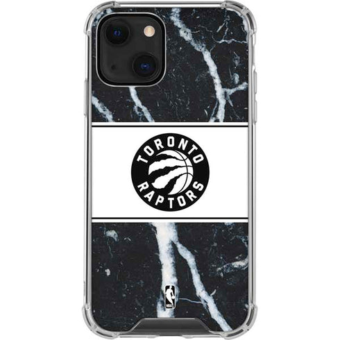 NBA Toronto Raptors Marble iPhone 15 Plus Clear Case