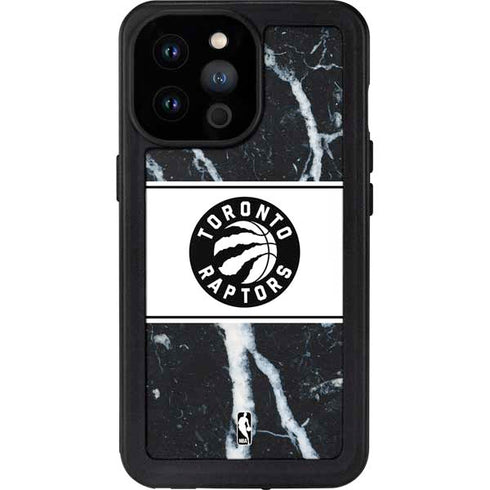NBA Toronto Raptors Marble iPhone 14 Pro Max Waterproof Case