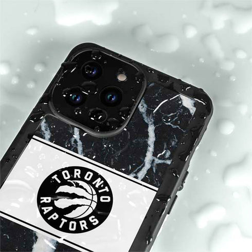 NBA Toronto Raptors Marble iPhone 14 Pro Max Waterproof Case