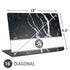 NBA Toronto Raptors Marble Universal Laptop 16in (13 x 9.4in) Skin