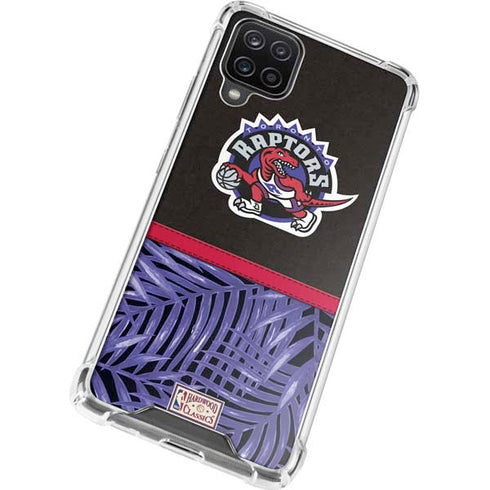 NBA Toronto Raptors Retro Palms Galaxy A12 Clear Case