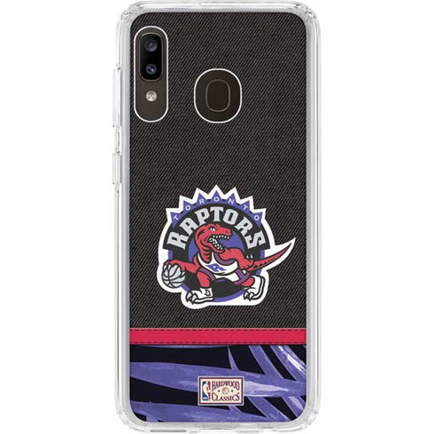 NBA Toronto Raptors Retro Palms Galaxy A20 Clear Case