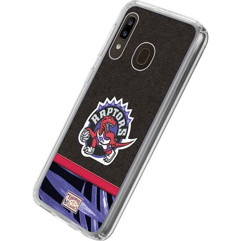 NBA Toronto Raptors Retro Palms Galaxy A20 Clear Case
