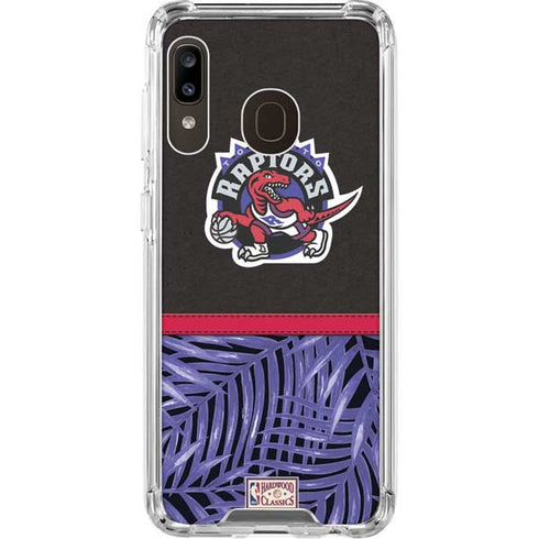NBA Toronto Raptors Retro Palms Galaxy A30 Clear Case