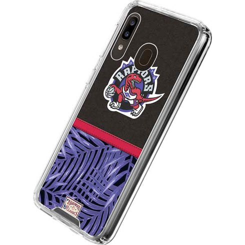 NBA Toronto Raptors Retro Palms Galaxy A30 Clear Case