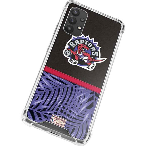 NBA Toronto Raptors Retro Palms Galaxy A32 5G Clear Case