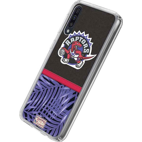 NBA Toronto Raptors Retro Palms Galaxy A50 Clear Case