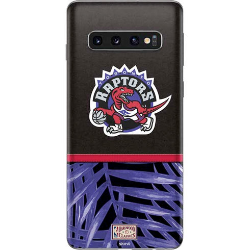 NBA Toronto Raptors Retro Palms Galaxy S10 Skin