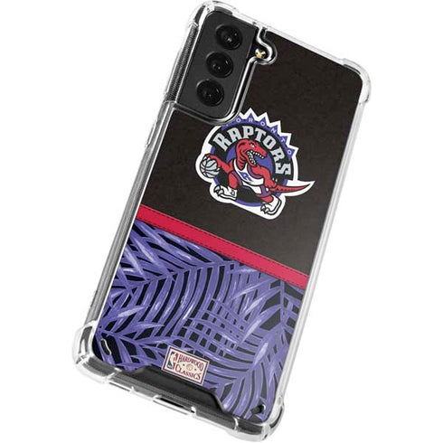NBA Toronto Raptors Retro Palms Galaxy S21 5G Clear Case