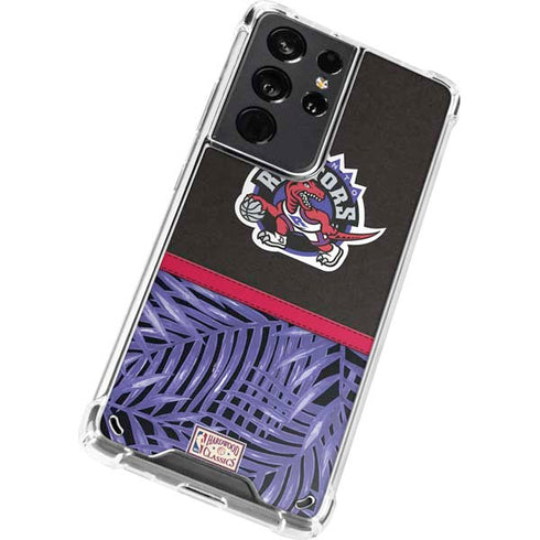 NBA Toronto Raptors Retro Palms Galaxy S21 Ultra 5G Clear Case
