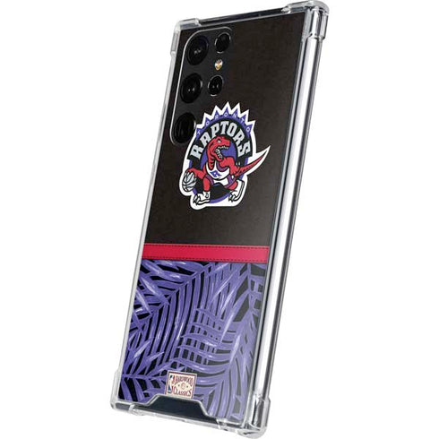 NBA Toronto Raptors Retro Palms Galaxy S22 Ultra Clear Case