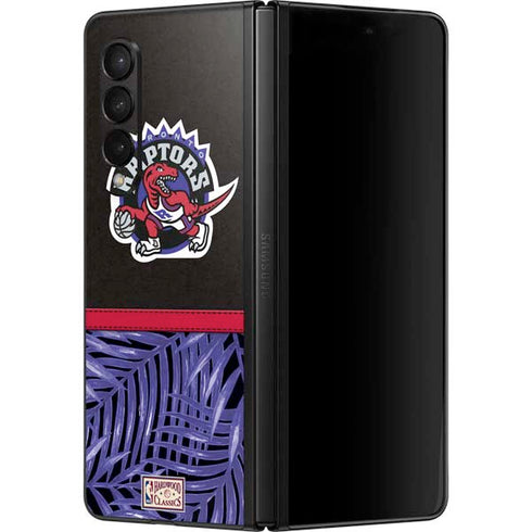 NBA Toronto Raptors Retro Palms Galaxy Z Fold3 5G Skin