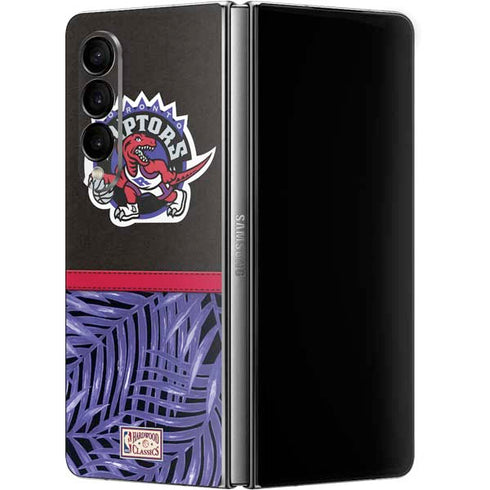 NBA Toronto Raptors Retro Palms Galaxy Z Fold4 5G Skin