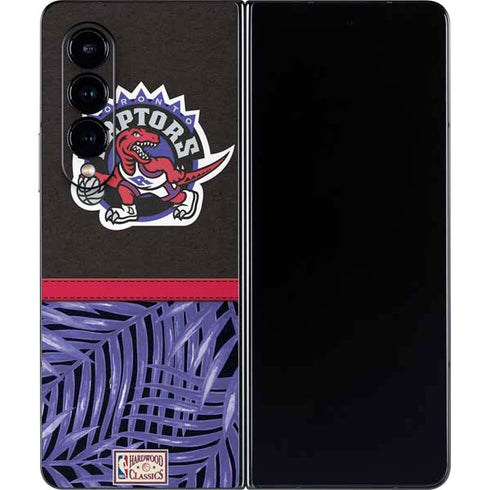 NBA Toronto Raptors Retro Palms Galaxy Z Fold4 5G Skin