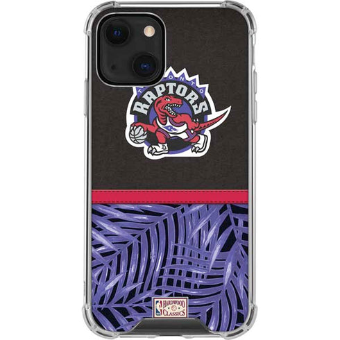 NBA Toronto Raptors Retro Palms iPhone 14 Clear Case
