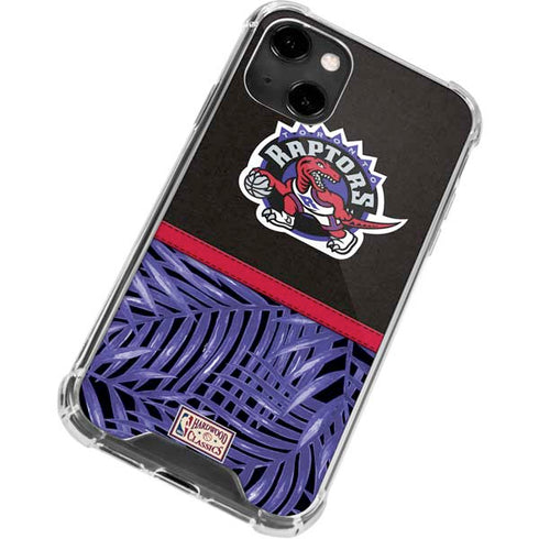 NBA Toronto Raptors Retro Palms iPhone 14 Clear Case