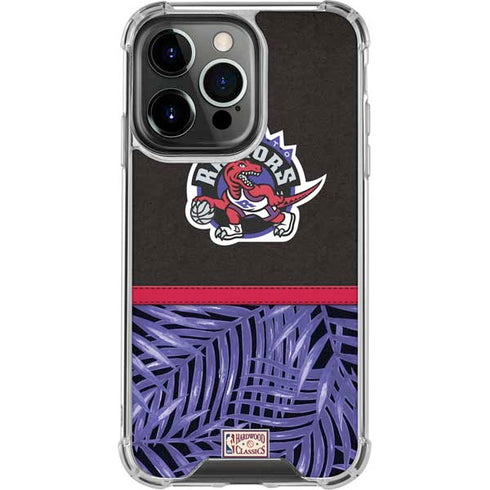 NBA Toronto Raptors Retro Palms iPhone 15 Pro Clear Case