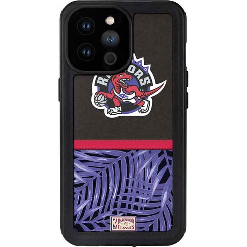 NBA Toronto Raptors Retro Palms iPhone 14 Pro Max Waterproof Case