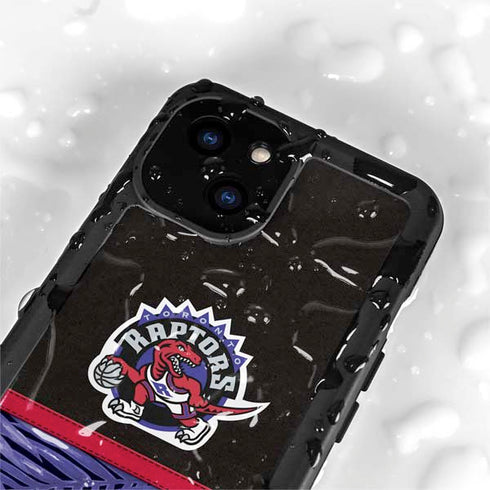 NBA Toronto Raptors Retro Palms iPhone 15 Plus Waterproof Case