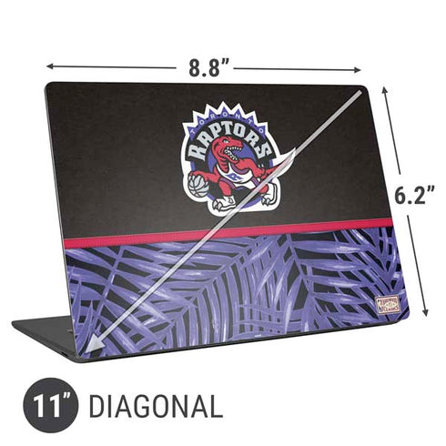 NBA Toronto Raptors Retro Palms Universal Laptop 11in (8.8 x 6.2in) Skin