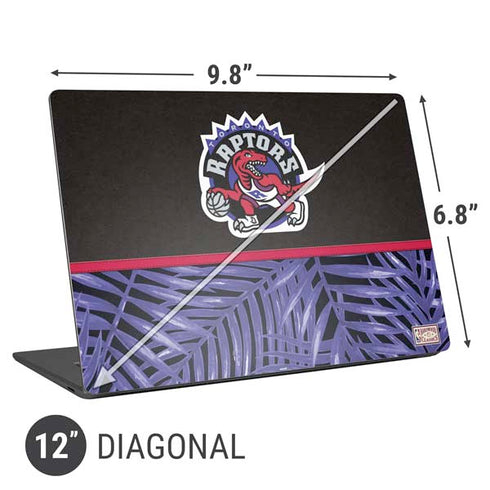NBA Toronto Raptors Retro Palms Universal Laptop 12in (9.8 x 6.8in) Skin