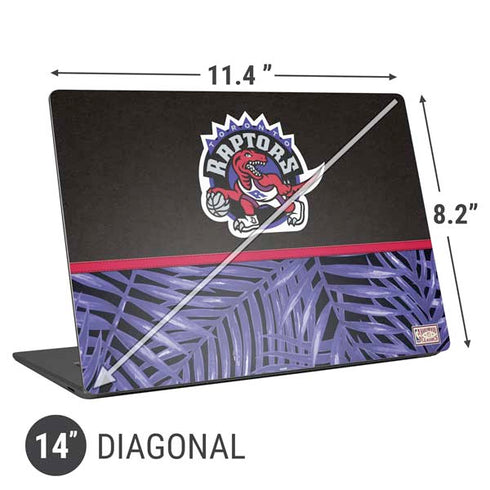 NBA Toronto Raptors Retro Palms Universal Laptop 14in (11.4 x 8.2in) Skin
