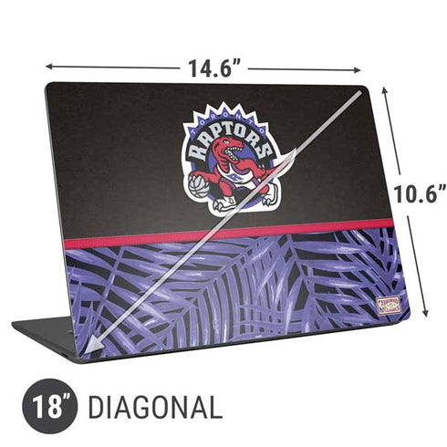 NBA Toronto Raptors Retro Palms Universal Laptop 18in (14.6 x 10.6in) Skin