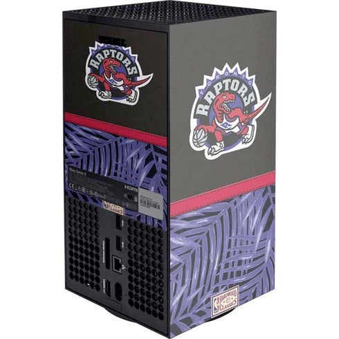 NBA Toronto Raptors Retro Palms Xbox Series X Console Skin