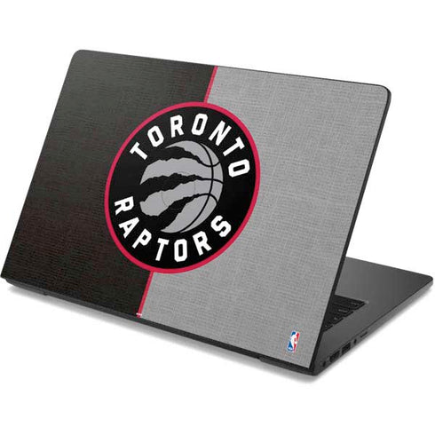 NBA Toronto Raptors Split Canvas Dell Chromebook Skin