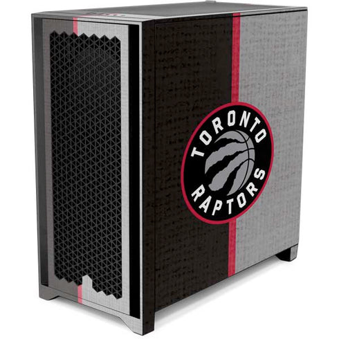 NBA Toronto Raptors Split Canvas Corsair 4000D Tempered Glass Mid-Tower ATX Case Skin