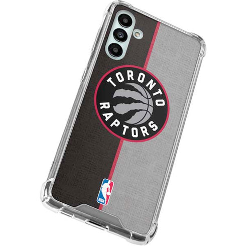 NBA Toronto Raptors Split Canvas Galaxy A13 5G Clear Case