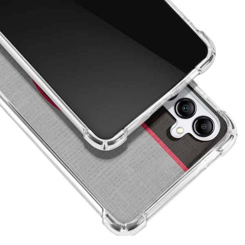 NBA Toronto Raptors Split Canvas Galaxy A14 5G Clear Case