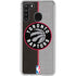 NBA Toronto Raptors Split Canvas Galaxy A21 Clear Case